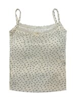 Elegante Top Corto Casual de Verano con Estampado Floral de Encaje, Estilo Lazo Dulce, Talla Única, Camiseta sin Mangas Ajustada y Sexy para Primavera - Imagen 5