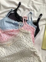 Elegante Top Corto Casual de Verano con Estampado Floral de Encaje, Estilo Lazo Dulce, Talla Única, Camiseta sin Mangas Ajustada y Sexy para Primavera - Imagen 2