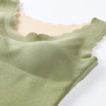 Sujetadores térmicos para mujer, ropa interior Sexy, camiseta sin mangas cálida, almohadilla extraíble, escote en V profundo, ropa interior de invierno - Imagen 4