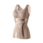 Chaleco térmico para mujer, ropa de invierno, camiseta interior térmica, no es necesario usar camiseta interior, prenda íntima, novedad. - Imagen 5