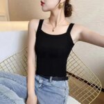 Camisetas sin mangas casuales de verano, camisetas ajustadas, camisolas, chalecos, corsés para actividades deportivas - Imagen 5