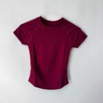 Camisetas de entrenamiento para mujer, camisetas deportivas de yoga, camisetas de manga corta sin costuras para mujer, camisetas para correr, chalecos deportivos para fitness. - Imagen 2