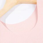 Ropa interior térmica para mujer, ropa interior, camisetas sin mangas con cuello redondo, camisetas térmicas de lana cálidas para invierno, chaleco corporal sin mangas, camiseta interior ajustada XXXL - Imagen 5