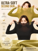 Camiseta térmica de manga larga para mujer, ropa interior térmica fina para otoño e invierno, talla L-XL - Imagen 2