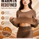 Camiseta térmica de manga larga para mujer, ropa interior térmica fina para otoño e invierno, talla L-XL