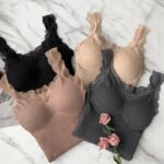 Ropa interior térmica, chaleco, lencería térmica, ropa de invierno para mujer, Top cálido, ropa interior, camiseta térmica, camiseta interior de encaje íntimo - Imagen 2