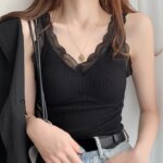 Ropa interior térmica, chaleco, lencería térmica, ropa de invierno para mujer, Top cálido, ropa interior, camiseta térmica, camiseta interior de encaje íntimo - Imagen 6