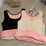 Ropa interior térmica para mujer, lencería térmica, ropa de invierno, camiseta interior cómoda y cálida, camiseta térmica para mujer, nueva - Imagen 4