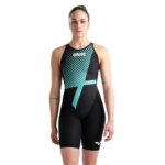 2026 traje de baño para mujer triatlón entrenamiento competitivo hasta la rodilla secado rápido traje de baño de una pieza piscina surf traje de baño - Imagen 4