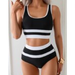 Bikinis sexis 2026, trajes de baño para mujer, traje de baño Push Up para mujer, ropa de baño para playa, trajes de baño, conjunto de Bikini de cintura alta, bañista para piscina - Imagen 2