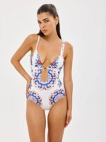 Traje de Baño Zrtak 2026 de Una Pieza con Estampado, Traje de Baño Sexy para Mujer, Traje de Baño Triangular para Playa - Imagen 5