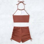 Trajes de Baño Negros de Verano 2026, Conjuntos de Tankini, Trajes de Baño Deportivos para Mujer, Trajes de Baño de Dos Piezas para Playa y Piscina