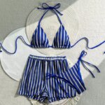 2026 Bikinis sexis para mujer, trajes de baño de tres piezas para mujer, ropa de baño para playa, trajes de baño, conjunto de Bikini brasileño, bañista para piscina