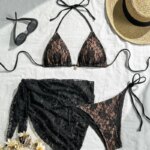 Nuevos bikinis sexys 2026, trajes de baño femeninos para playa, trajes de baño de tres piezas para mujer, ropa de encaje, conjuntos de bikini brasileño - Imagen 3