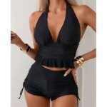 Trajes de baño sexis de verano 2026, conjunto de Tankini, traje de baño femenino de dos piezas, ropa de baño para playa, trajes de baño para piscina, traje de baño para mujer - Imagen 3