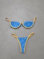 Bikinis con Estampado a Cuadros, Trajes de Baño Sexys para Mujer, Traje de Baño Femenino 2026, Conjunto de Micro Bikini, Traje de Baño, Ropa de Playa, Biquini - Imagen 2