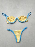 Bikinis con Estampado a Cuadros, Trajes de Baño Sexys para Mujer, Traje de Baño Femenino 2026, Conjunto de Micro Bikini, Traje de Baño, Ropa de Playa, Biquini