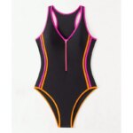 Novedad de verano, trajes de baño sexis de una pieza, traje de baño cerrado para mujer, deportes 2026, ropa de baño, trajes de baño para el cuerpo, ropa de playa, bañista para piscina - Imagen 5