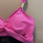 8 colores lindo traje de baño para mujer Control de barriga Sexy de una pieza delgado y cómodo acanalado y traje de baño cruzado ropa de playa elástica 2025 nuevo - Imagen 3