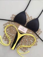 Micro Bikini Push Up para Mujer, Trajes de Baño 2026, Sexy, Estampado, Halter, Conjunto de Bikini Brasileño, Push Up, Ropa de Playa Femenina - Imagen 6