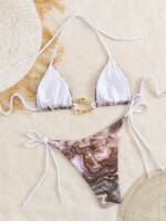 Micro Bikini Push Up para Mujer, Trajes de Baño 2026, Sexy, Estampado, Halter, Conjunto de Bikini Brasileño, Push Up, Ropa de Playa Femenina - Imagen 2