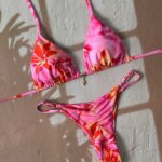 Micro Bikinis 2026 Push Up, Trajes de Baño Sexys para Mujer, Conjuntos de Bikinis Brasileños, Biquini Halter, Traje de Baño con Estampado de Leopardo, Ropa de Playa de Verano