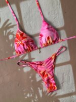 Micro Bikinis 2026 Push Up, Trajes de Baño Sexys para Mujer, Conjuntos de Bikinis Brasileños, Biquini Halter, Traje de Baño con Estampado de Leopardo, Ropa de Playa de Verano