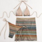 Bikinis Sexys 2026, Trajes de Baño Femeninos de Tres Piezas, Ropa de Baño para Playa, Trajes de Baño Brasileños, Conjunto de Bikini para Piscina - Imagen 6