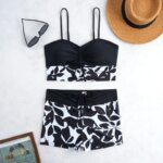Bikini sexy de cintura alta para mujer, traje de baño de dos piezas, nuevo estilo 2026, pantalones de ángulo plano, ropa depo... - Imagen 4