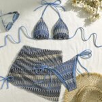 Bikinis sexis 2026, trajes de baño para mujer, traje de baño de tres piezas para mujer, ropa de baño para playa, trajes de baño, conjunto de Bikini brasileño, bañista para piscina - Imagen 3