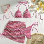 Bikinis sexis 2026, trajes de baño para mujer, traje de baño de tres piezas para mujer, ropa de baño para playa, trajes de baño, conjunto de Bikini brasileño, bañista para piscina