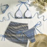Bikinis sexis 2026, trajes de baño para mujer, traje de baño de tres piezas para mujer, ropa de baño para playa, trajes de baño, conjunto de Bikini brasileño, bañista para piscina - Imagen 4
