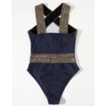 Trajes de baño sexis de verano 2026, traje de baño cerrado de una pieza para mujer, ropa de baño de realce, traje de baño, ropa de playa, bañista de piscina - Imagen 5