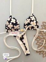 Micro Bikinis 2026 Trajes de Baño para Mujer, Bikini Brasileño Sexy con Tiras, Conjunto de Bikini Halter, Traje de Baño Estampado, Ropa de Playa de Verano - Imagen 2