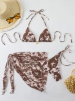 Micro Bikini Sexy para Mujer, Traje de Baño Tendencia 2026, Conjunto de Bikini Triangular de 3 Piezas, Vestido de Playa - Imagen 4