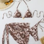 Micro Bikini Sexy para Mujer, Traje de Baño Tendencia 2026, Conjunto de Bikini Triangular de 3 Piezas, Vestido de Playa