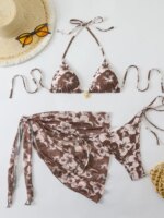 Micro Bikini Sexy para Mujer, Traje de Baño Tendencia 2026, Conjunto de Bikini Triangular de 3 Piezas, Vestido de Playa