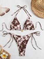 Micro Bikini Sexy para Mujer, Traje de Baño Tendencia 2026, Conjunto de Bikini Triangular de 3 Piezas, Vestido de Playa - Imagen 6