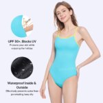 Bañador menstrual niñas, Traje de baño de una pieza para estudiantes, trajes de baño menstruales para adolescentes, traje de baño para menstruación para piscina, traje de baño impermeable para mujeres - Imagen 3