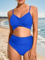 Bikini Push-Up para Mujer, Traje de Baño Sexy 2026, Conjunto de Bikini Brasileño de Cintura Alta, Traje de Baño Sólido para Playa - Imagen 2