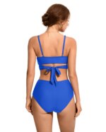 Bikini Push-Up para Mujer, Traje de Baño Sexy 2026, Conjunto de Bikini Brasileño de Cintura Alta, Traje de Baño Sólido para Playa - Imagen 3