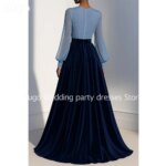 Vestidos de Noche Largos y Elegantes Personalizados para Ocasiones Especiales, Cuello en V, Línea A, Vestidos de Gala y Fiesta para Mujer 2026 - Imagen 2
