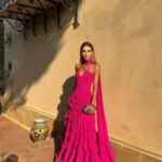 Nuevo Vestido de Noche Largo con Cola de Sirena 2026, Vestido Maxi de Gasa con Volantes Multicapa y Escote Corazón, Vestido de Fiesta Sexy sin Espalda con Lazo Fluido