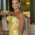Vestidos de noche árabes personalizados, con flores amarillas, vestidos formales para mujeres, vestidos de fiesta sin tirantes, vestidos de novia para mujeres de Dubái, vestidos para fiestas.