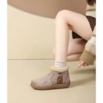 Botas de Nieve de Invierno 2026 para Mujer, Forradas y Gruesas, Antideslizantes, Ligeras, con Cremallera, Casuales, Cómodas y a la Moda, Calzado de Tobillo - Imagen 2
