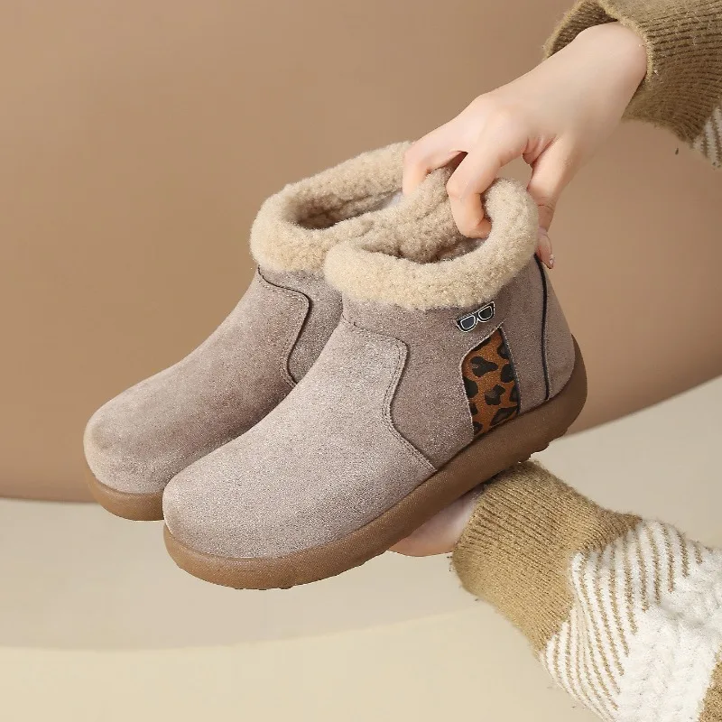63991-g4h0vj.jpg Botas de Nieve de Invierno 2026 para Mujer, Forradas y Gruesas, Antideslizantes, Ligeras, con Cremallera, Casuales, Cómodas y a la Moda, Calzado de Tobillo - Imagen 1