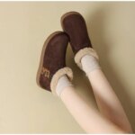 Botas de Nieve de Invierno 2026 para Mujer, Forradas y Gruesas, Antideslizantes, Ligeras, con Cremallera, Casuales, Cómodas y a la Moda, Calzado de Tobillo - Imagen 5