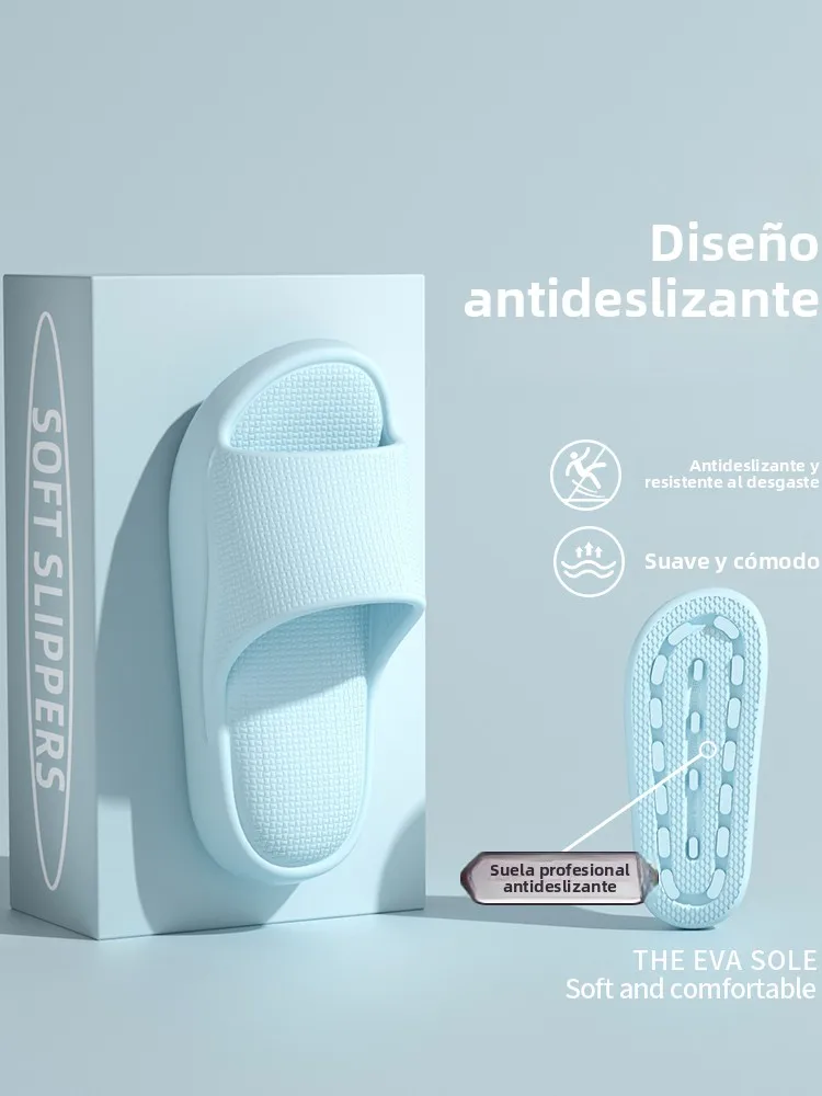 64015-x6gos2.jpg Pantuflas EVA para el Hogar, Unisex, Antideslizantes, Suela Suave, para Baño y Ducha, Cómodas Pantuflas de Interior para Homb... - Imagen 1