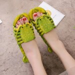 Zapatillas de langosta EOFK para mujer, chanclas divertidas de animales de verano, bonitas chanclas de playa para ducha, chanclas informales Unisex de talla grande suaves para el hogar - Imagen 5