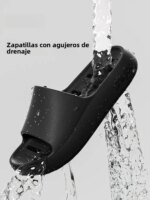 Zapatillas de baño antideslizantes EVA para el hogar, zapatos de interior de secado rápido, nuevo estilo de verano para hombr... - Imagen 2